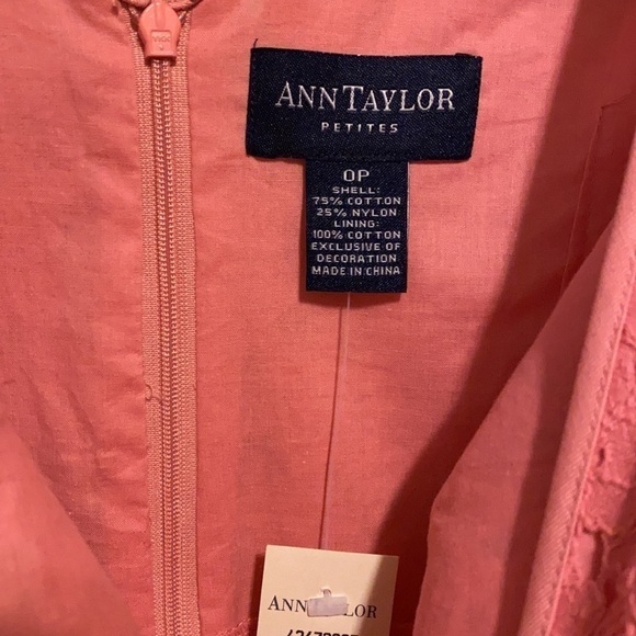 Ann Taylor | Pink Floral Sleeveless Midi Dress | NWT - Picture 3 of 9